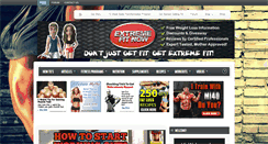 Desktop Screenshot of extremefitnow.com